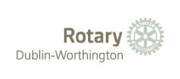 Green Dublin Worthington Rotary Club Logo